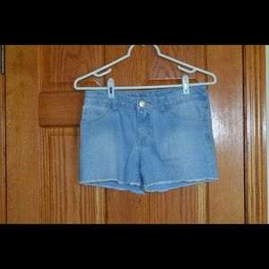 Light Wash Jean Shorts